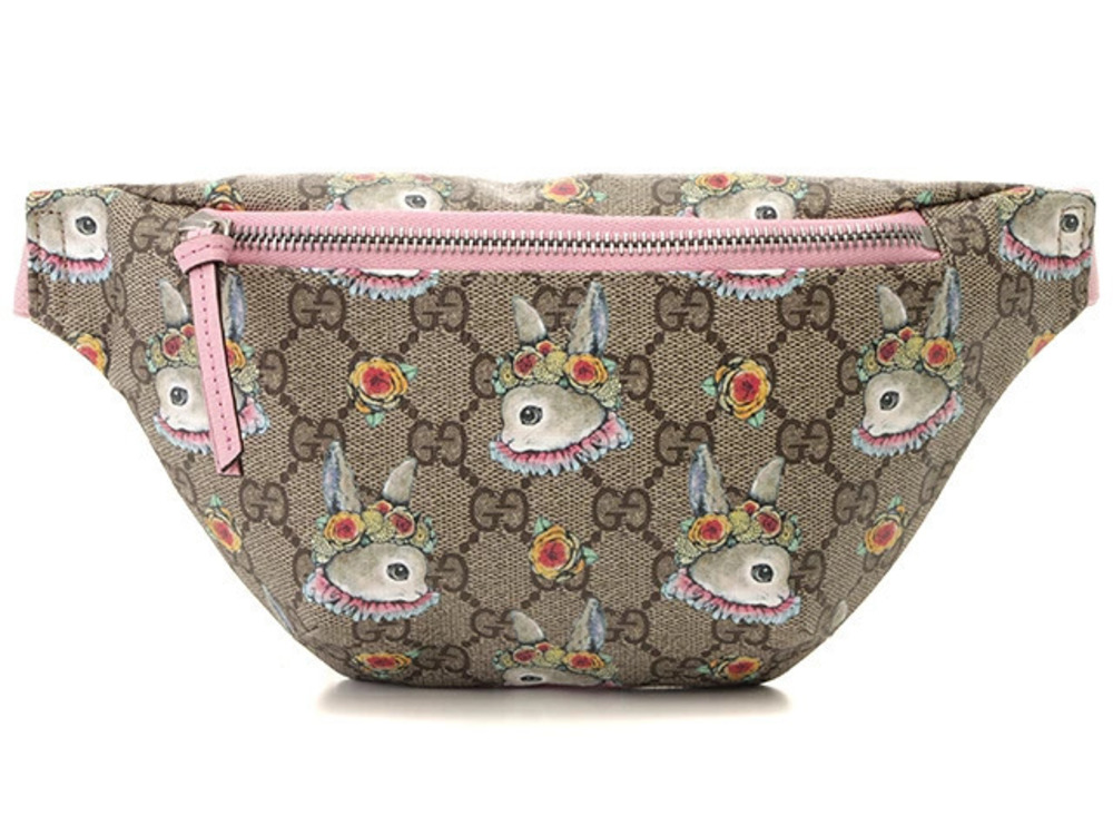 Gucci x Higuchi Yuko Collaboration Belt Bag Brown Pink